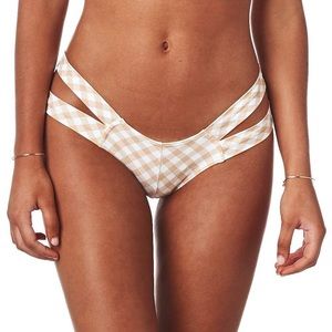 NWT Montce Spring Gingham Euro Bikini Bottom